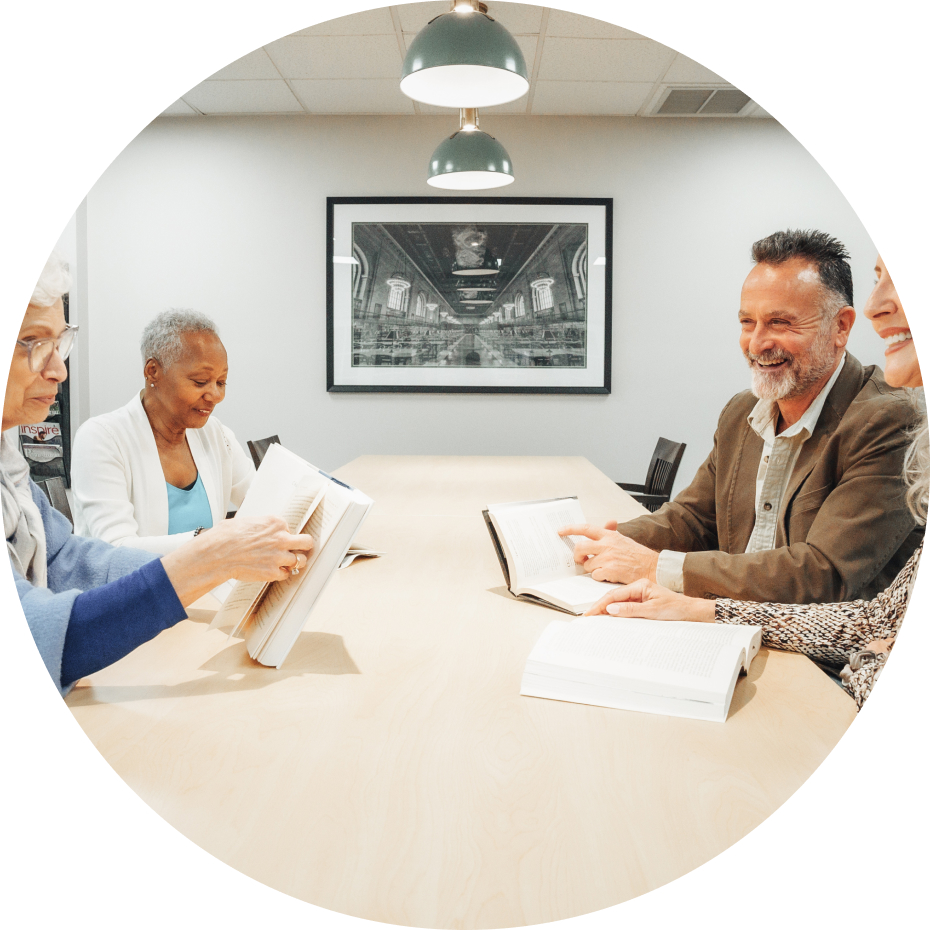 Academic Insights People in Meeting Room