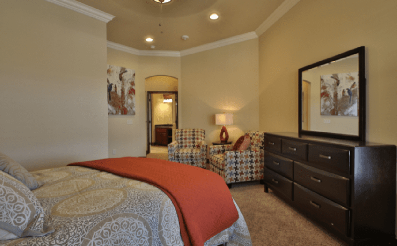 Grace Pointe 55+ Acive Adult Living Moore Oklahoma Cottage Bedroom