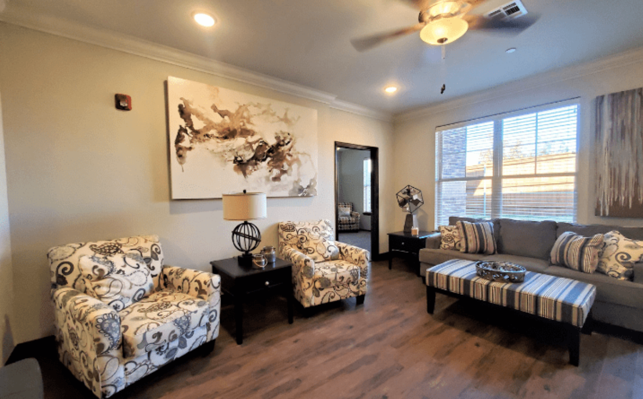 Grace Pointe 55+ Acive Adult Living Moore Oklahoma Living Room