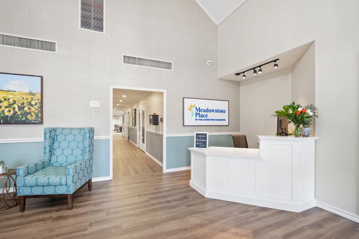 Meadowstone Place 55+ active adult retirement communities in Dallas, TX Lobby