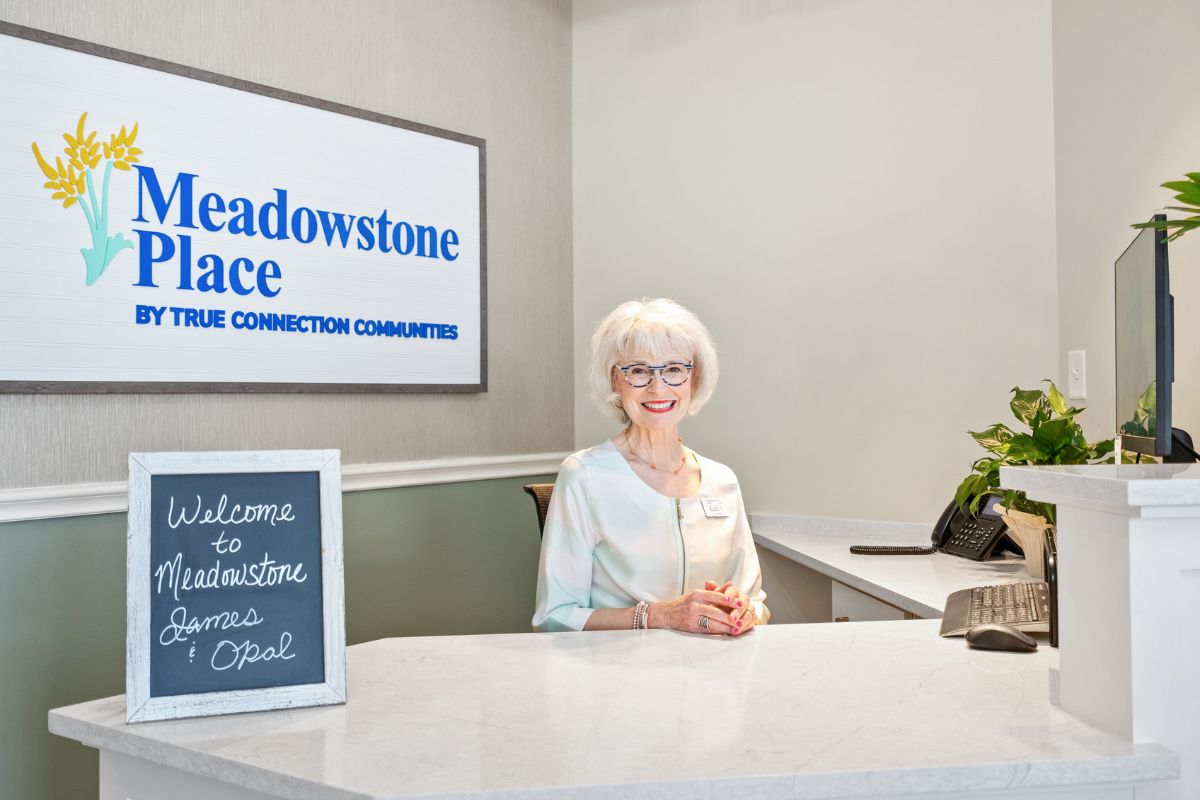 Meadowstone Place 55+ active adult retirement communities in Dallas, TX Lobby
