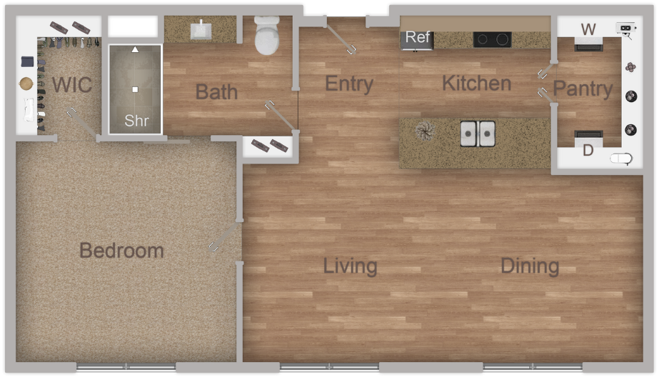 Parc Place Periwinkle