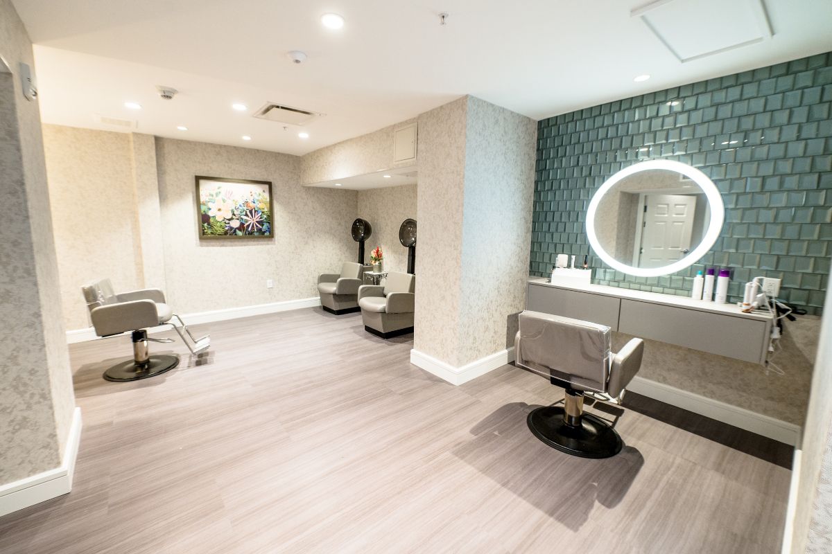 Hair Salon in Verena at Hilliard Luxury Independent Senior Living