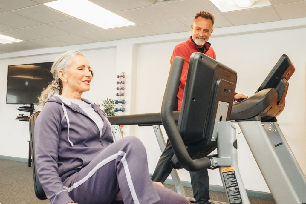 fitness center amenity at tcc retirement community