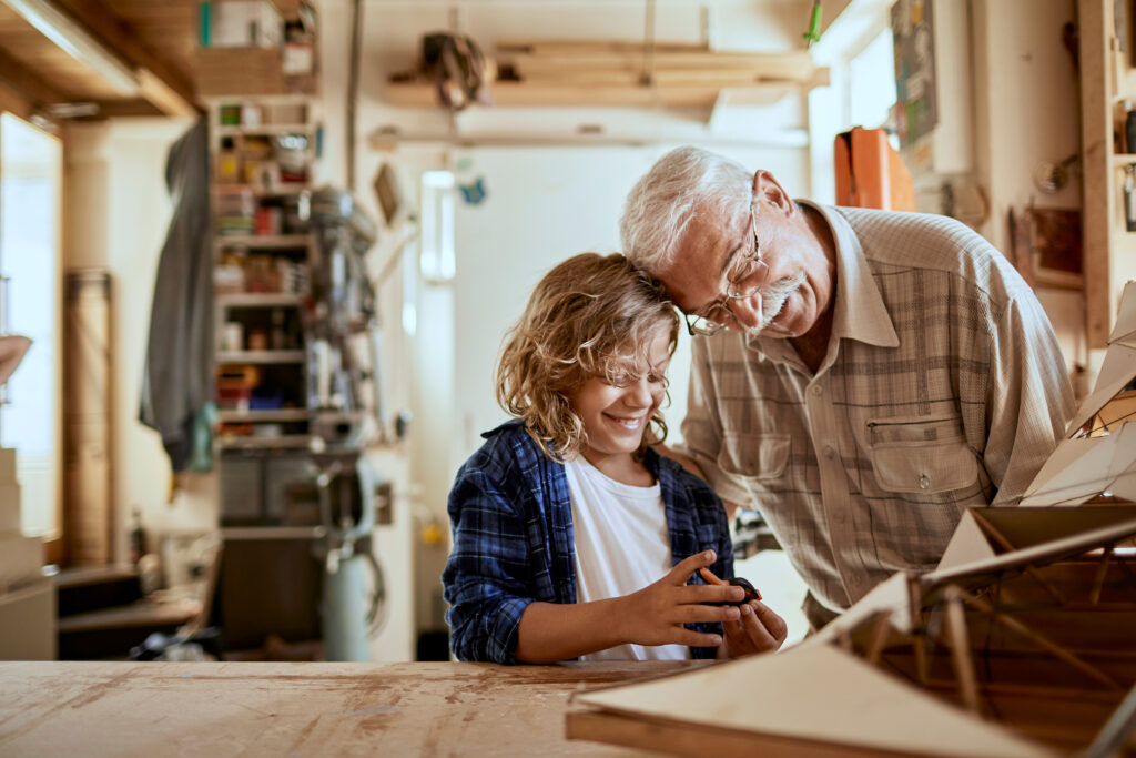 lasting memories elderly man and young man