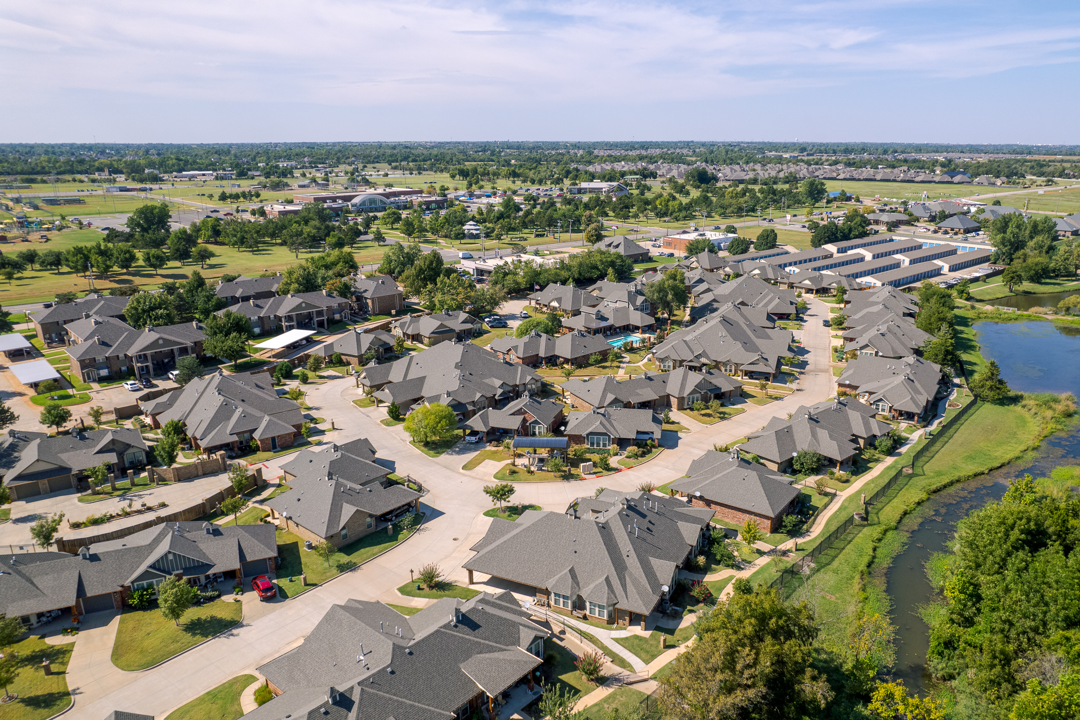 Overview of Laurel Springs senior living community in Oklahoma.