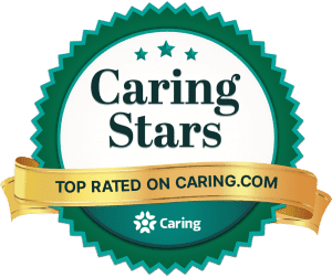 Top Rated on Caring.com 2024 Award