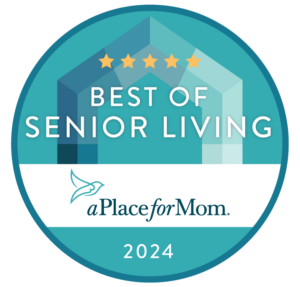 Best of Senior Living 2024 awarded by A Place For Mom.
