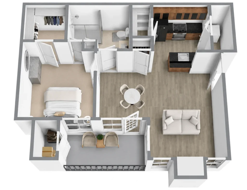 The Oaks at Plano | A-2 Floorplan