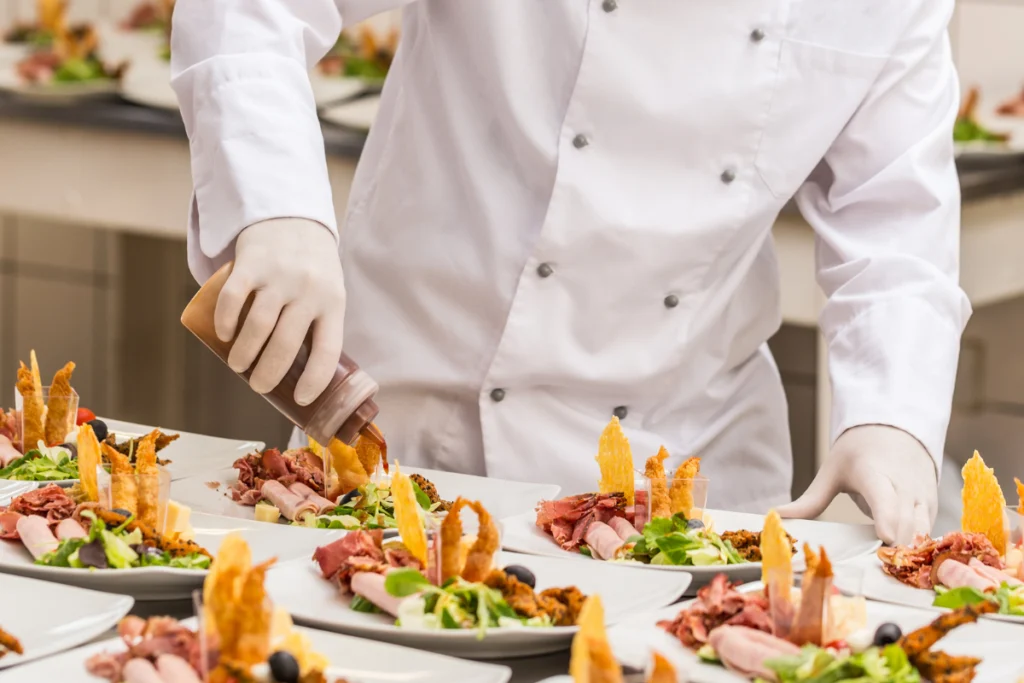 chef preparing meals for seniors