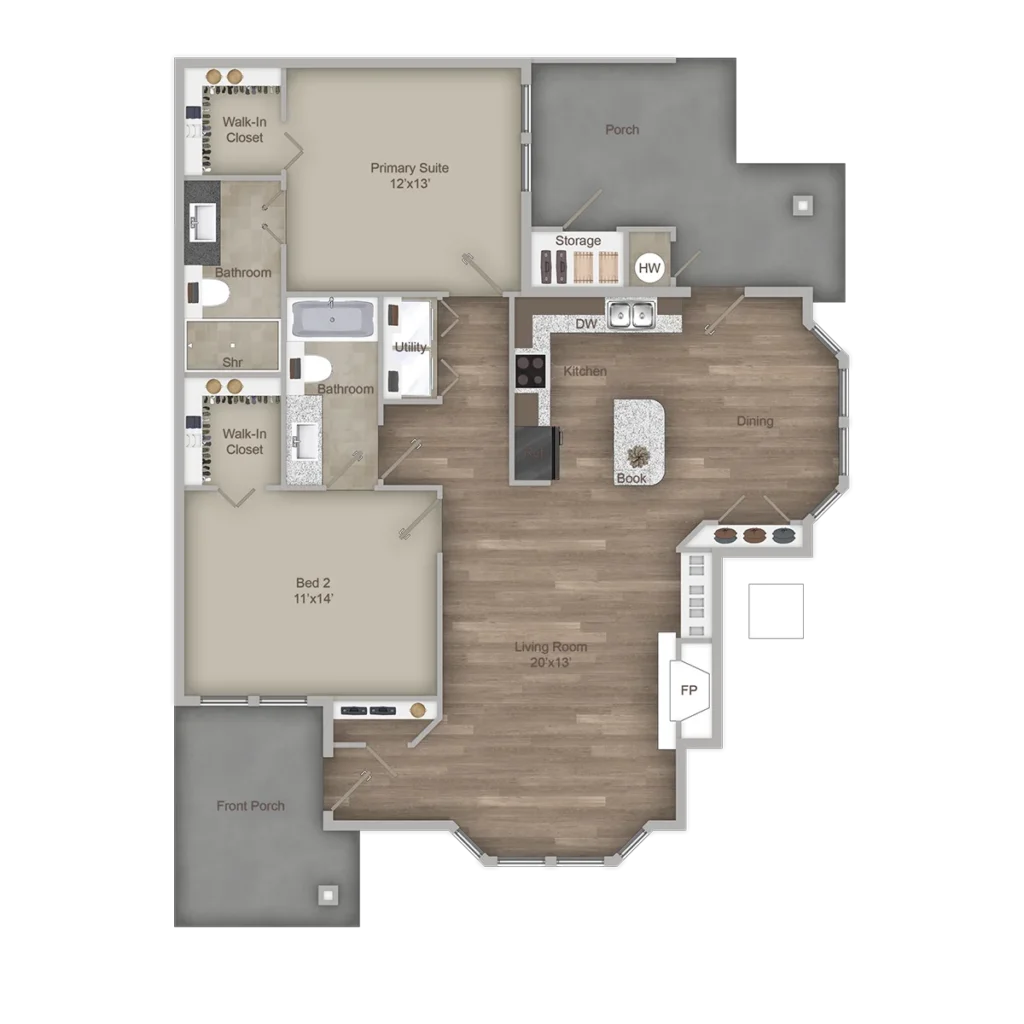 Grace Pointe | Cottage 111 Floor Plan