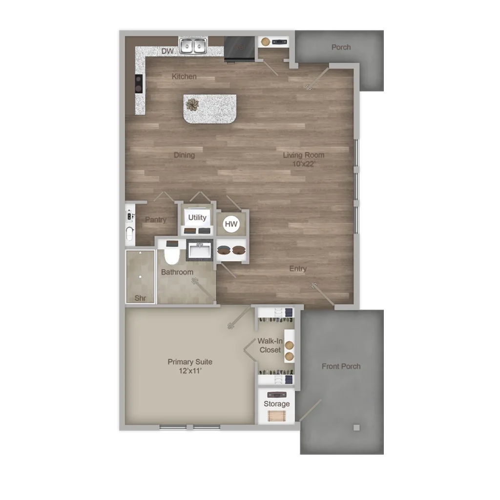 Grace Pointe | Unit 3-18 Floor Plan