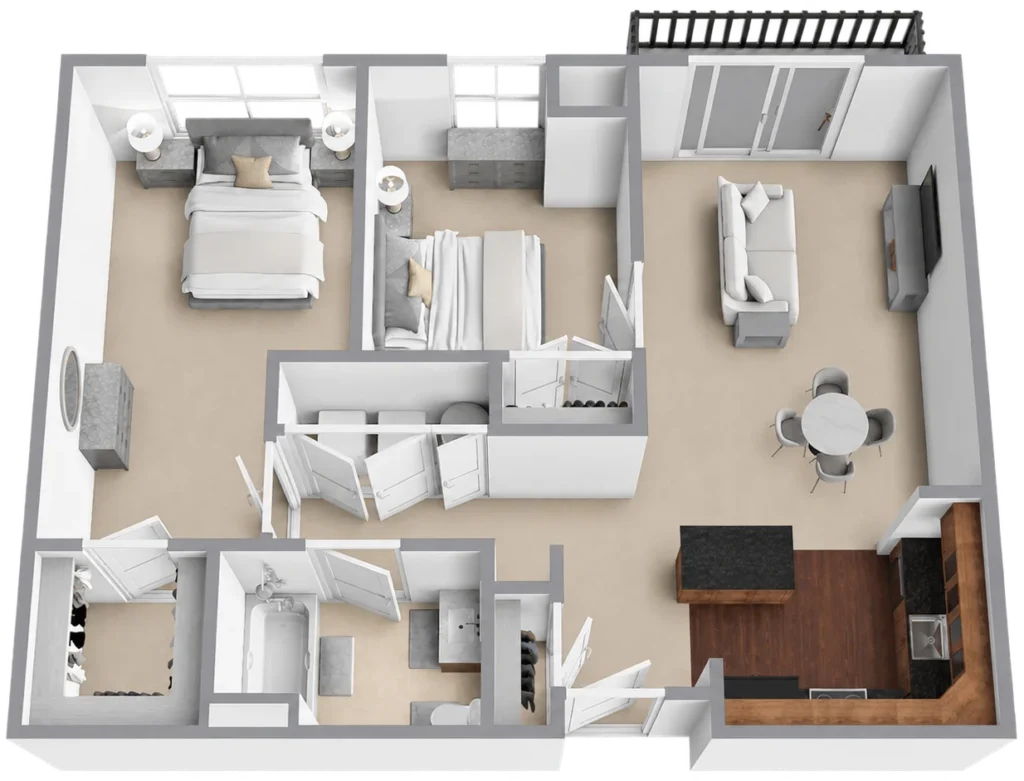 Hanover | 2 Bedrooom 2 Bathroom