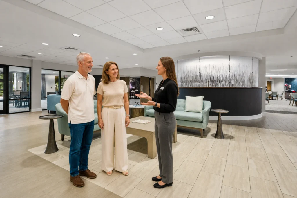 Verena at Delray community tour