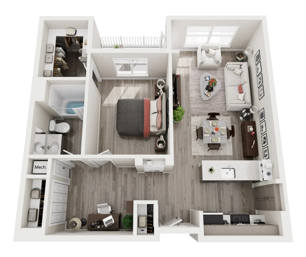Eagles Peak | One Bedroom + Study