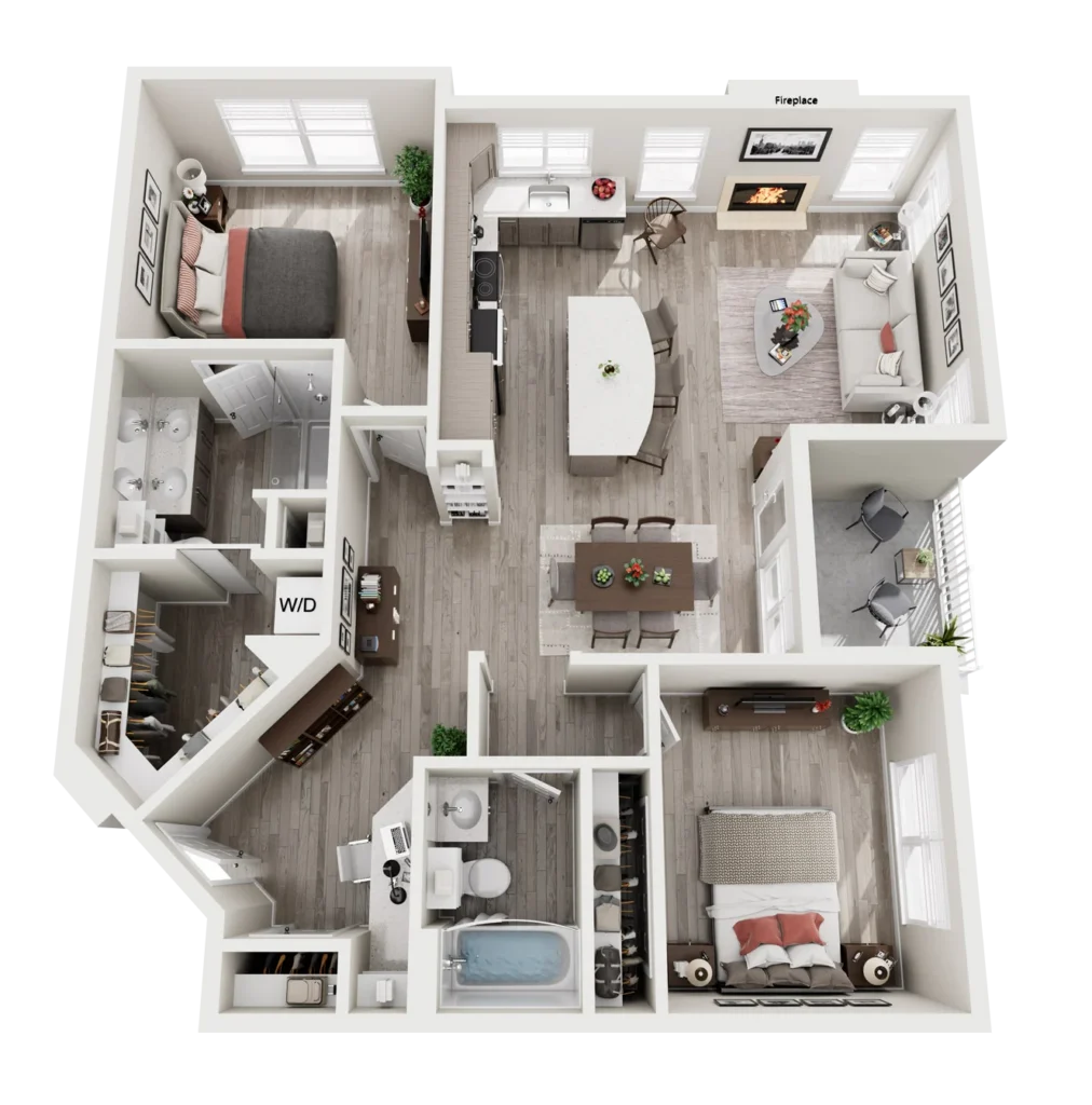 Eagles Peak | Two Bedroom + Study