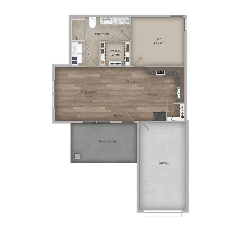 Mon Abri Chateau 1612 | 1 Bedroom 1 Bath